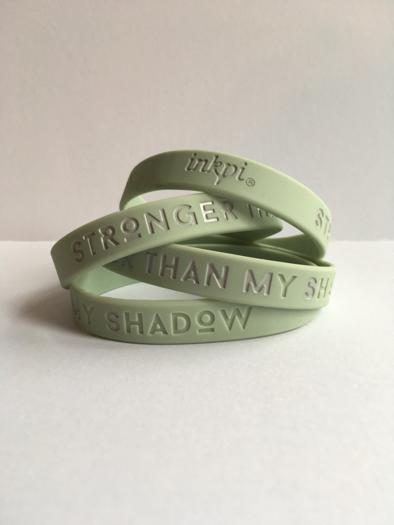 Stronger than My Shadow wristband